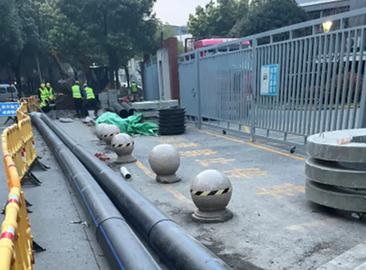 لوله های HDPE به دگرگونی تامین آب شهری جیانگ یین کمک می کند و یک 